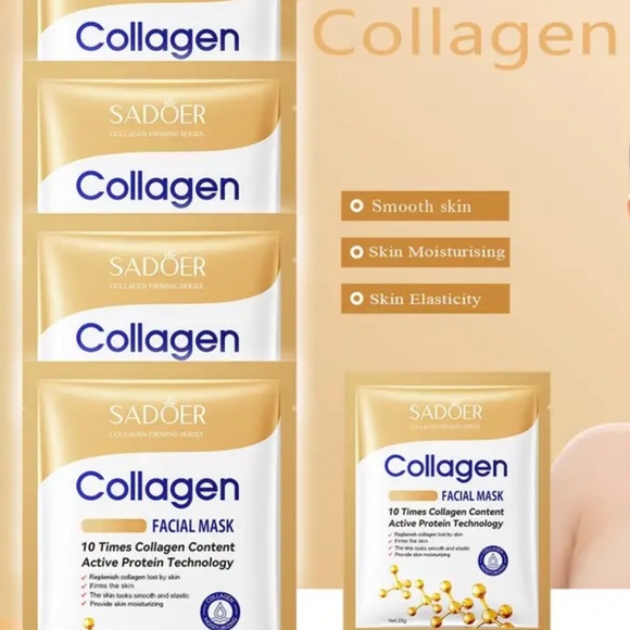 TEN Collagen Facial Masks NEW womens skincare MSRP $7.95 each - Picture 7 of 9